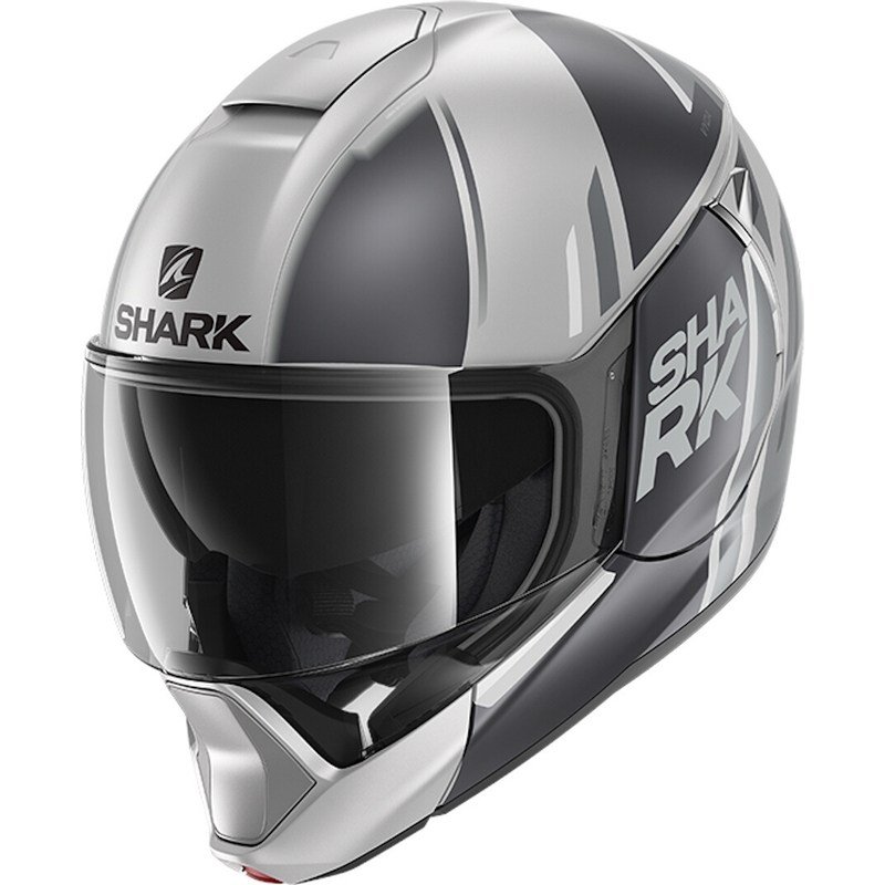 Szczękowy kask motocyklowy SHARK EVOJET Vyda szary