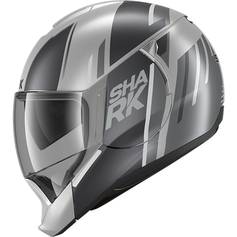 Szczękowy kask motocyklowy SHARK EVOJET Vyda szary