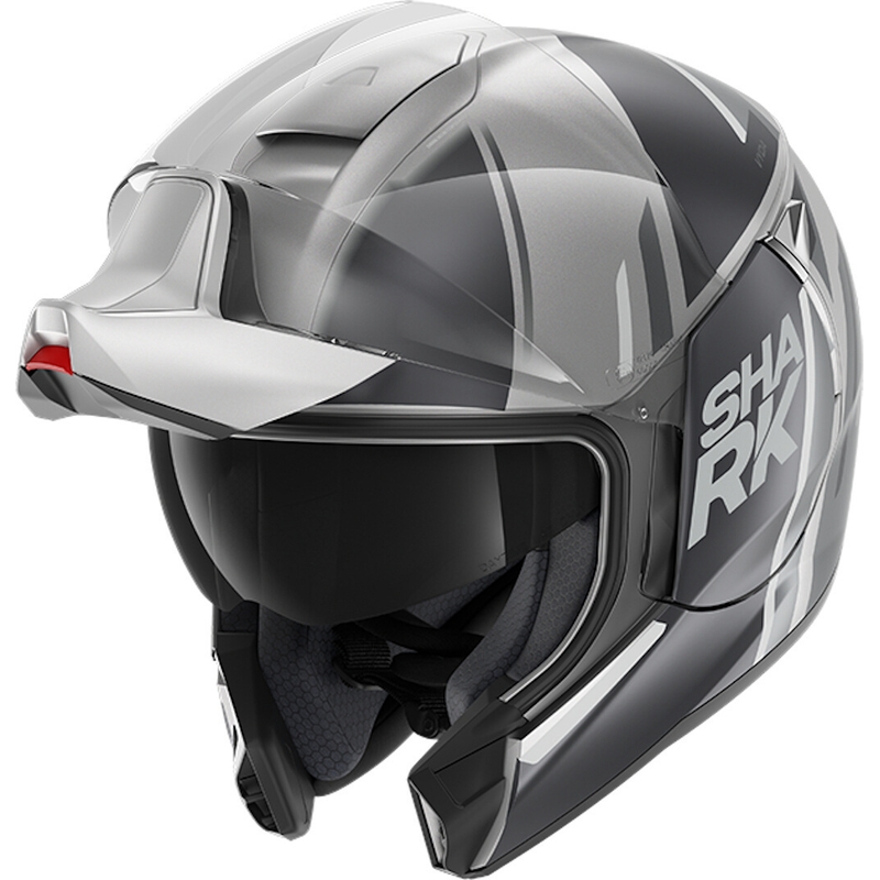 Szczękowy kask motocyklowy SHARK EVOJET Vyda szary