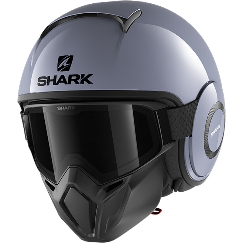 Kask otwarty SHARK STREET-DRAK Blank szary