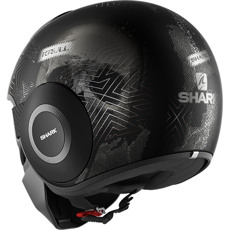 Kask otwarty SHARK STREET-DRAK Krull czarno-szary