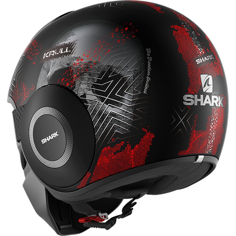 Otwarty hełm z maską SHARK STREET-DRAK Krull black-red