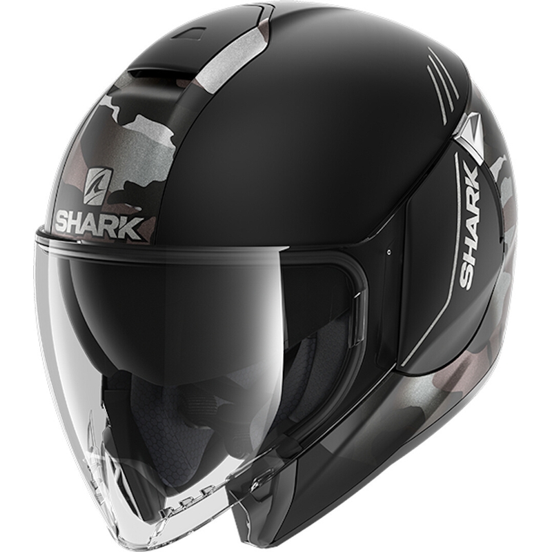 Kask otwarty SHARK CITYCRUISER Genom czarno-szary wyprzedaż
