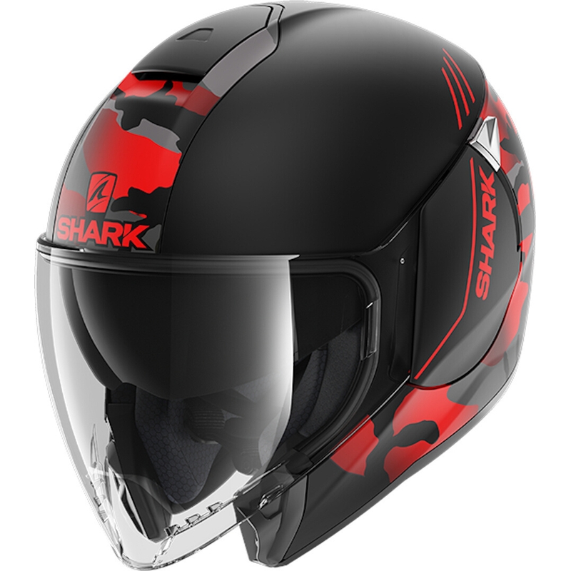 Kask otwarty SHARK CITYCRUISER Genom black-red wyprzedaż