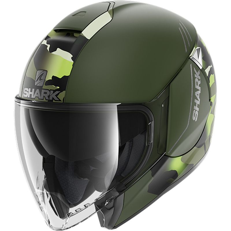 Kask otwarty SHARK CITYCRUISER Genom green