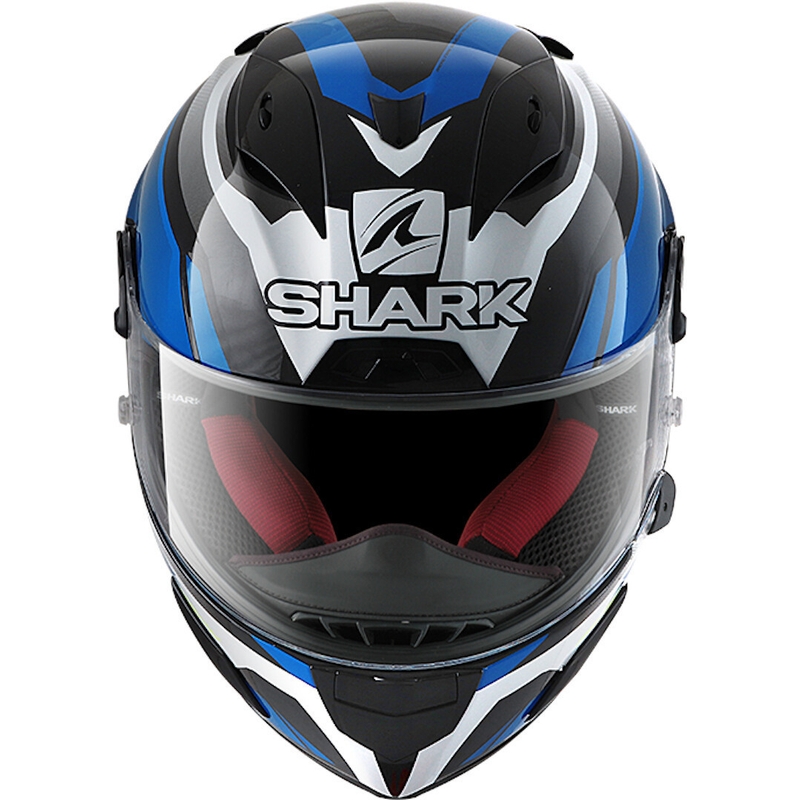 Kask integralny SHARK RACE R-PRO Aspy czarno-niebiesko-fluo żółty