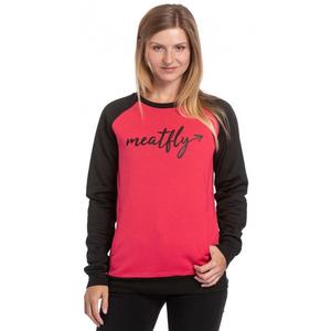 Damska bluza Meatfly Robin czarno-różowa wyprzedaż
