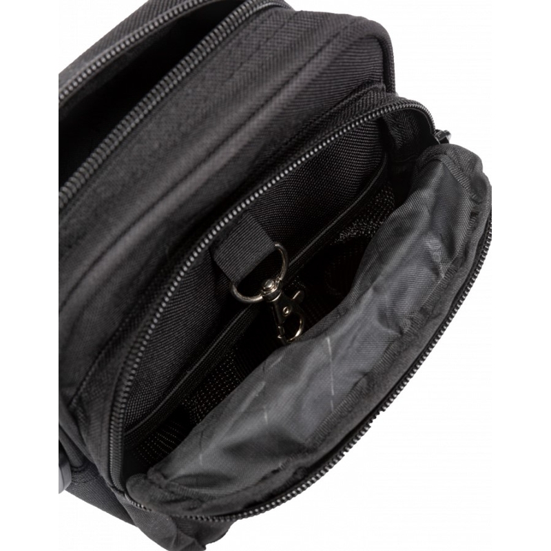 Torba na ramię Meatfly Hardy czarna