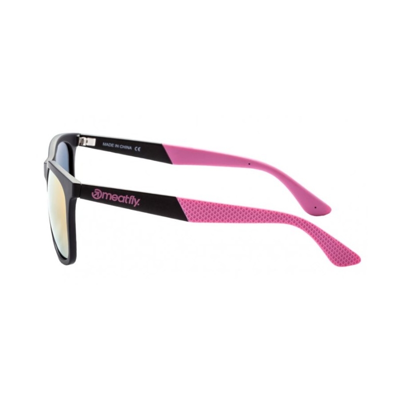 Meatfly Clutch czarno-różowe okulary