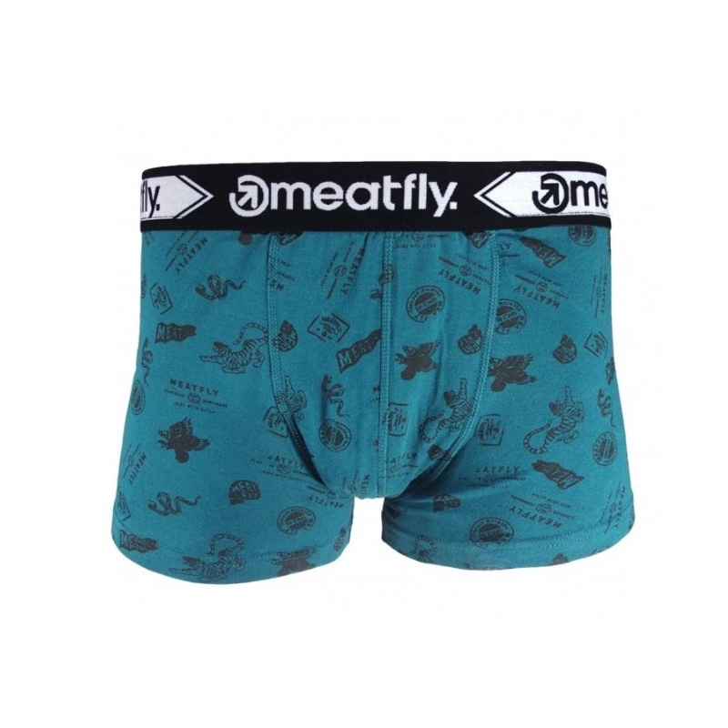 Meatfly Balboa Double pack boxer shorts - Stamps
