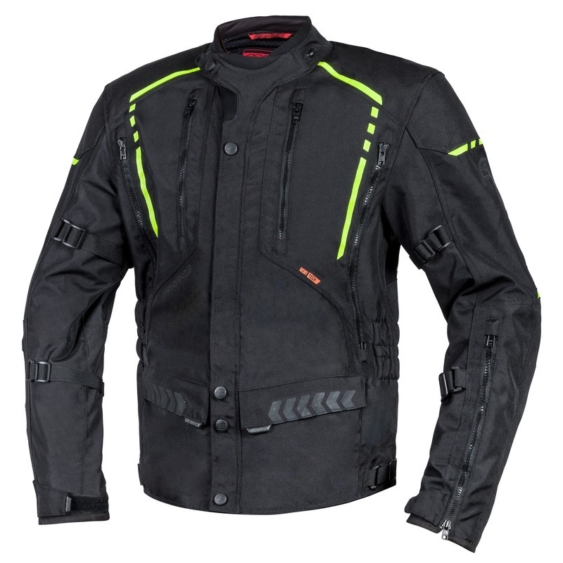 Kurtka motocyklowa Ozone Tour II czarno-fluo żółta wyprzedaż