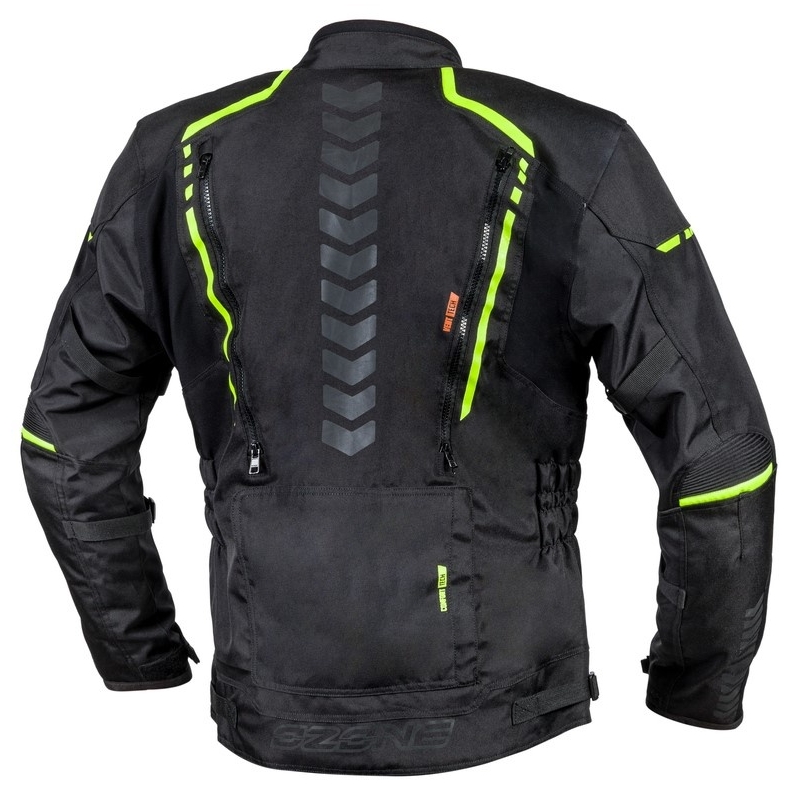 Kurtka motocyklowa Ozone Tour II czarno-fluo żółta wyprzedaż