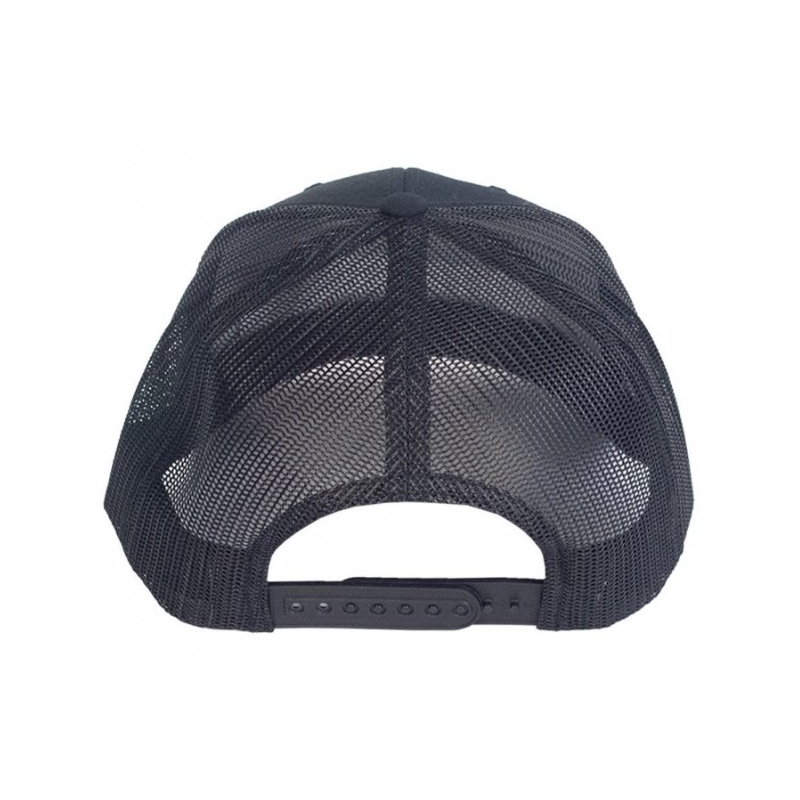 Meatfly Logo Trucker Cap Yupoong czarny