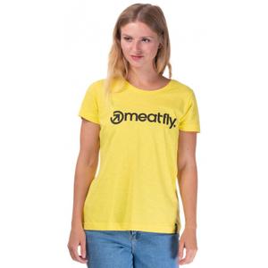 Meatfly Ladies T-Shirt MF Logo Yellow