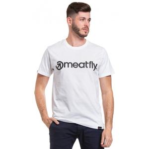 T-shirt Meatfly Logo biały