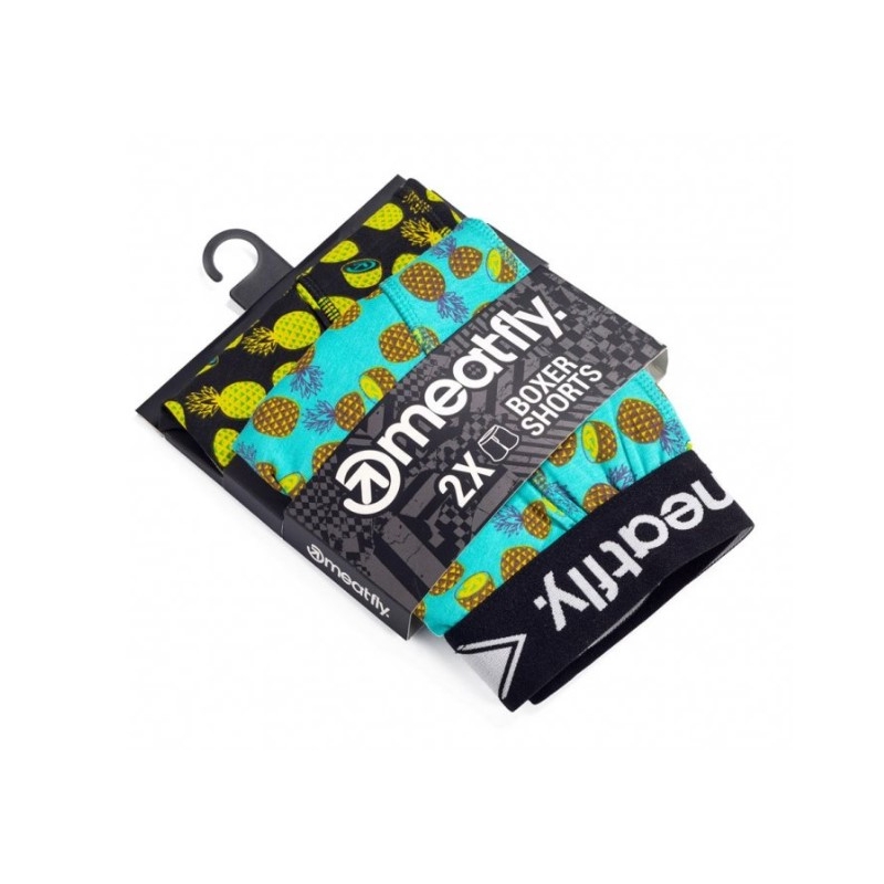 Meatfly Balboa Double pack boxer briefs - Pineapple
