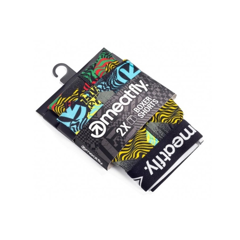 Meatfly Balboa Double pack boxer shorts - Numb