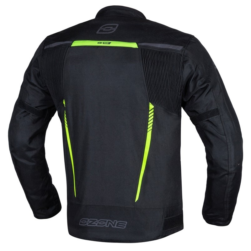 Kurtka motocyklowa Ozone Delta IV czarno-fluo-żółta
