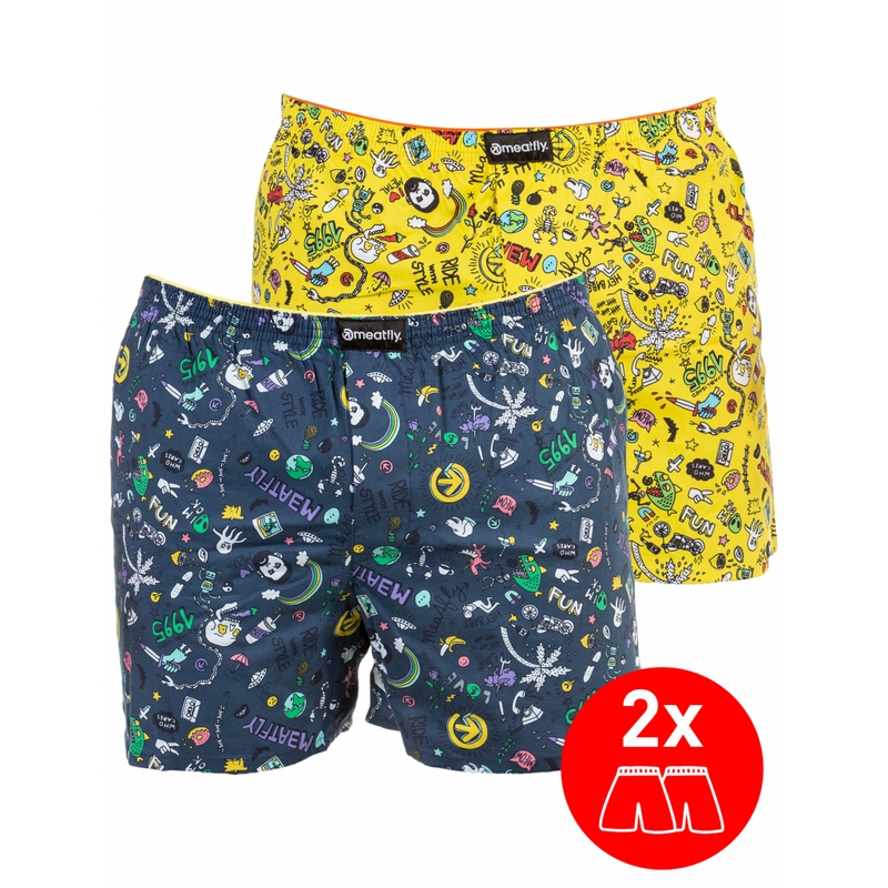 Boxer Briefs Meatfly Agostino Double pack - Jamm wyprzedaż