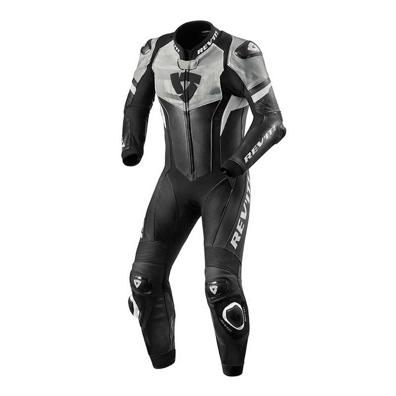 Jednoczęściowy kombinezon motocyklowy Revit Hyperspeed czarno - biały wyprzedaż