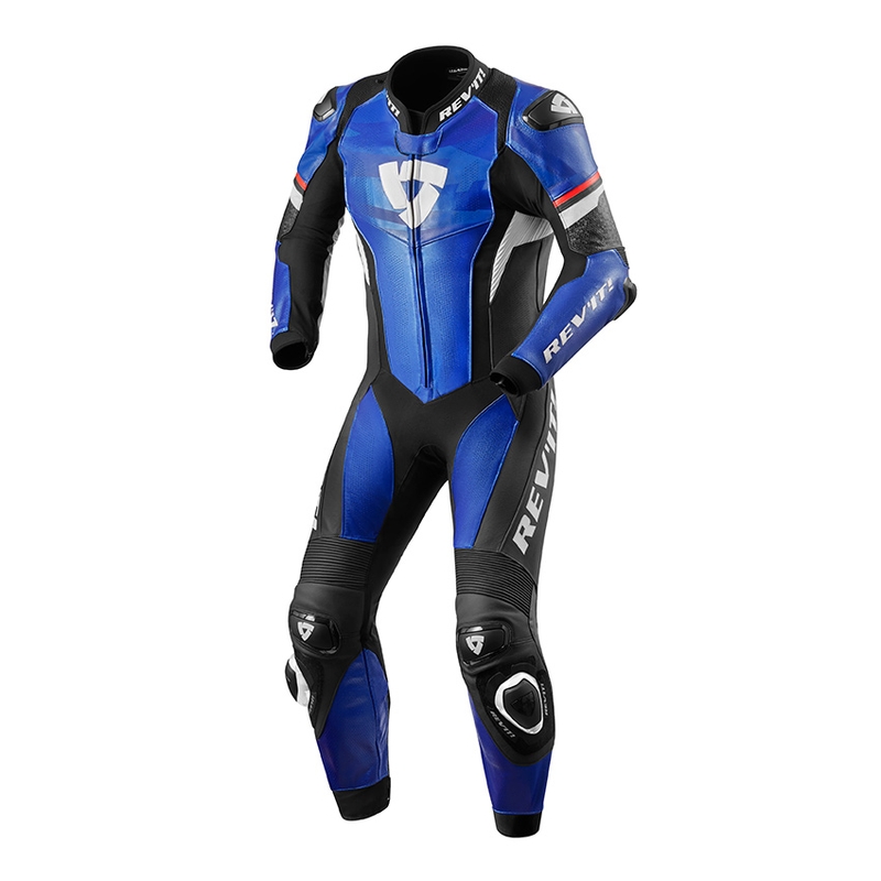 Jednoczęściowy kombinezon motocyklowy Revit Hyperspeed niebiesko - czarny wyprzedaż