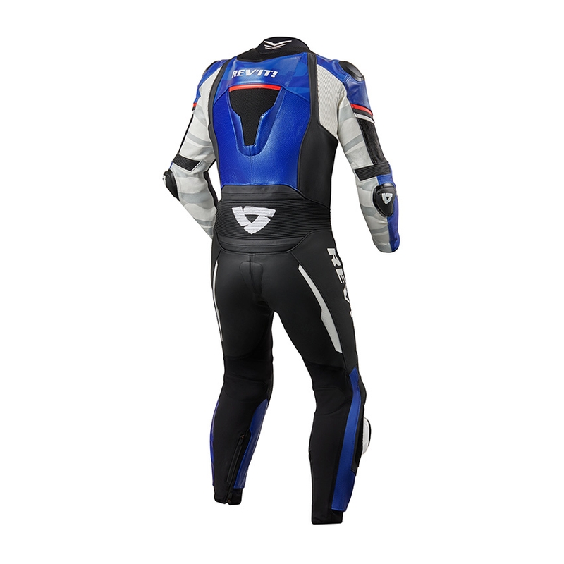 Jednoczęściowy kombinezon motocyklowy Revit Hyperspeed niebiesko - czarny wyprzedaż