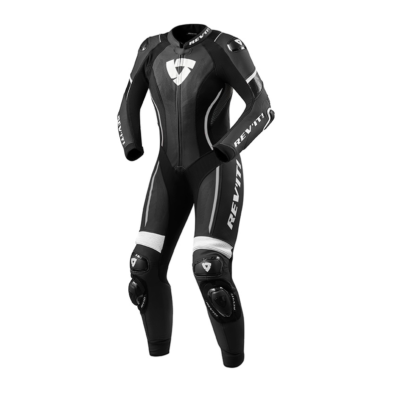 Damski jednoczęściowy kombinezon motocyklowy Revit Xena 3 czarno-biały wyprzedaż