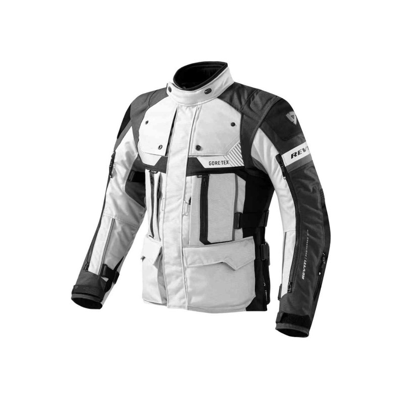 Kurtka motocyklowa Revit Defender Pro GTX szaro-czarna wyprzedaż