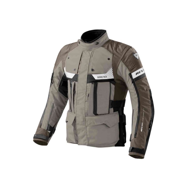 Kurtka motocyklowa Revit Defender Pro GTX brązowo-czarna wyprzedaż