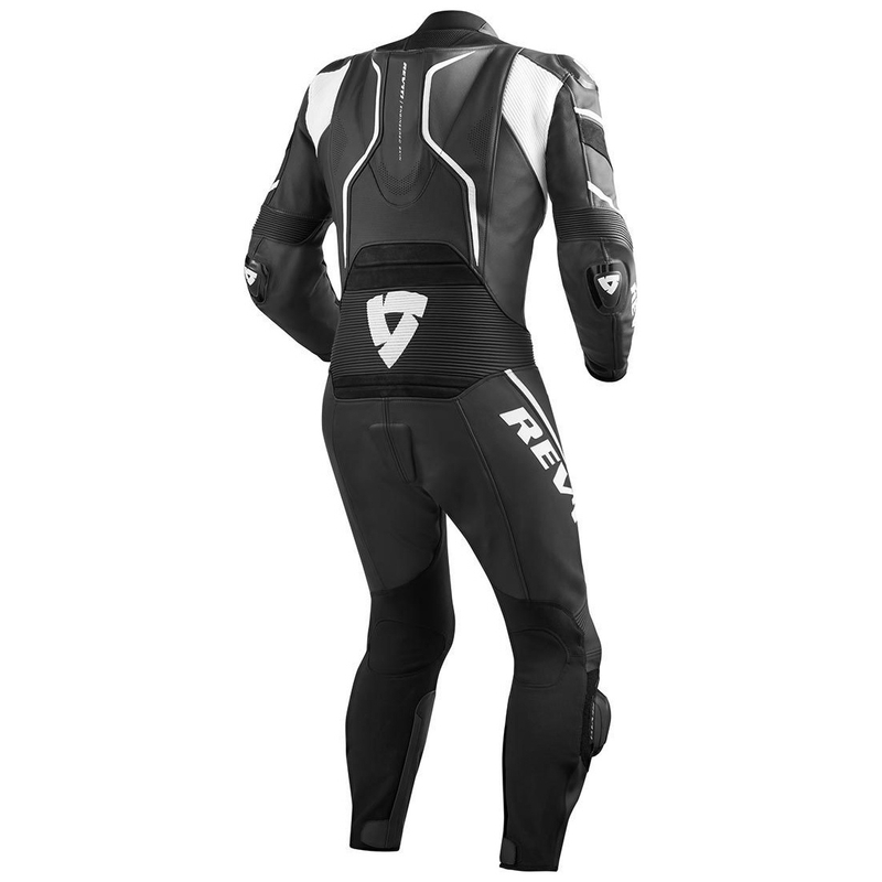 Jednoczęściowy kombinezon motocyklowy Revit Vertex Pro czerno-biały wyprzedaż