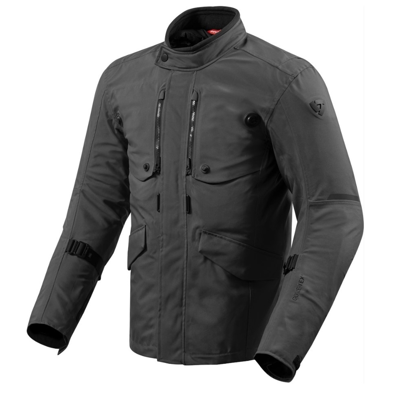 Kurtka motocyklowa Revit Trench GTX czarna wyprzedaż