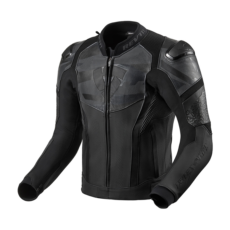 Skórzana kurtka motocyklowa Revit Hyperspeed Air czarno-szara wyprzedaż