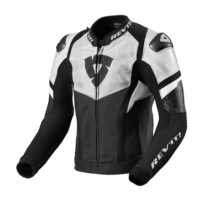 Skórzana kurtka motocyklowa Revit Hyperspeed Air czarno-biała wyprzedaż
