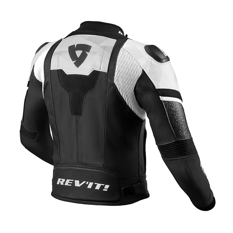 Skórzana kurtka motocyklowa Revit Hyperspeed Air czarno-biała wyprzedaż