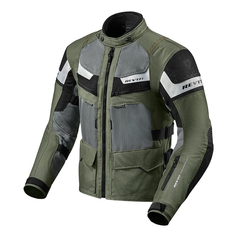 Kurtka motocyklowa Revit Cayenne Pro zielono-czarna wyprzedaż