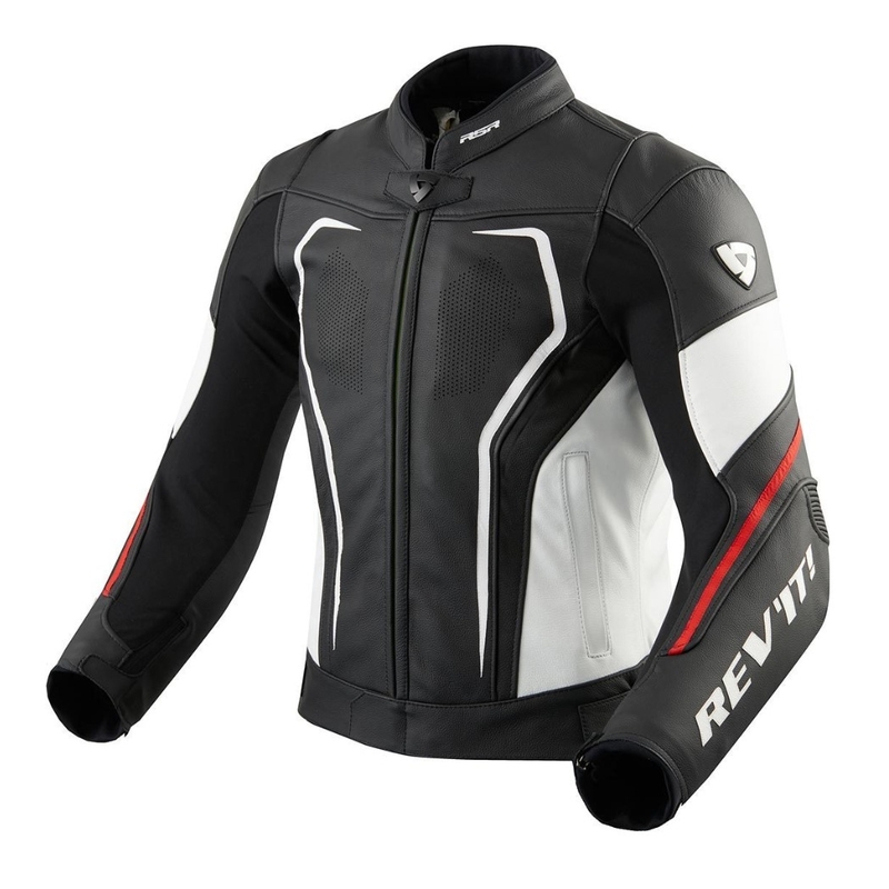 Kurtka motocyklowa Revit Vertex GT czarno-czerwona wyprzedaż