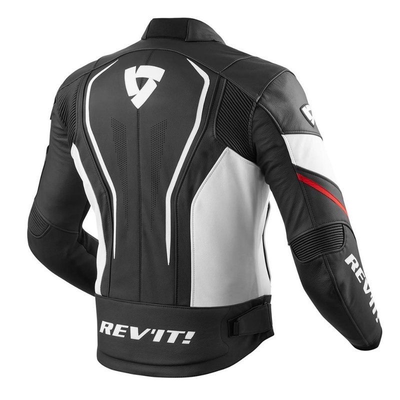 Kurtka motocyklowa Revit Vertex GT czarno-czerwona wyprzedaż