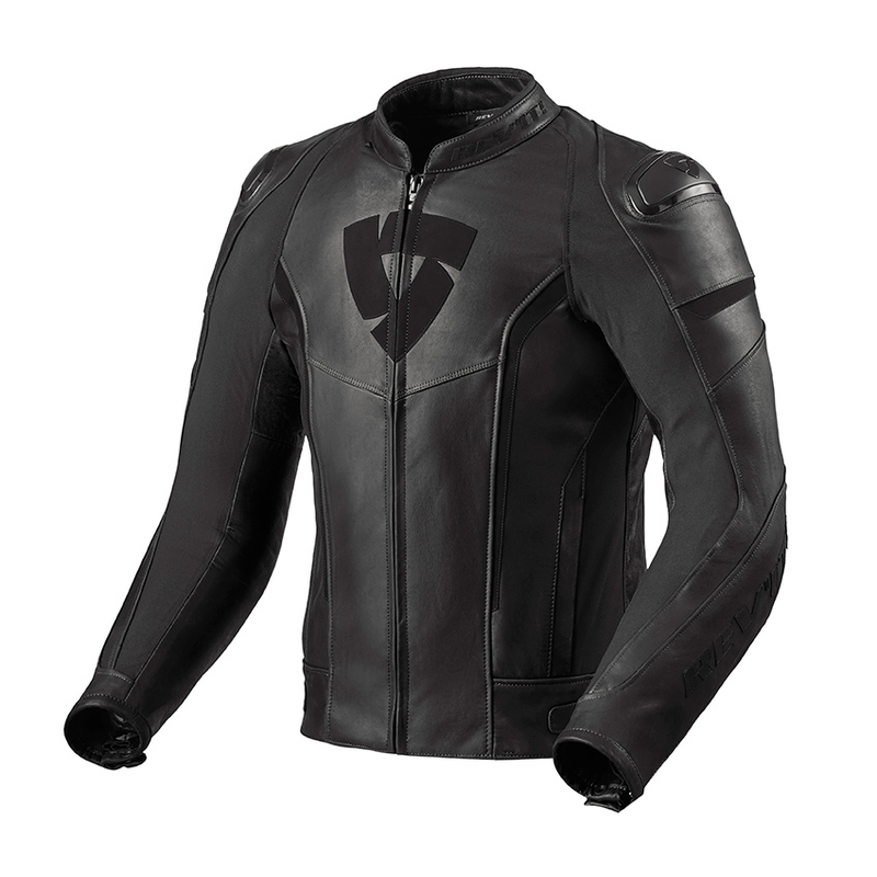 Skórzana kurtka motocyklowa Revit Glide Vintage czarna wyprzedaż