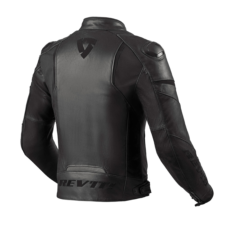 Skórzana kurtka motocyklowa Revit Glide Vintage czarna wyprzedaż