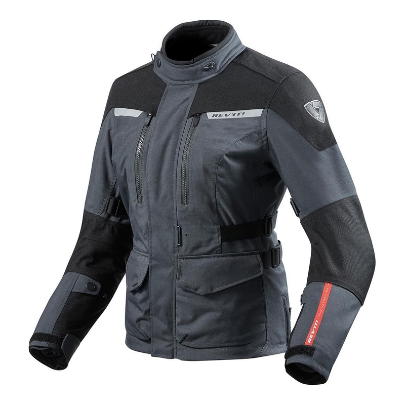 Damska kurtka motocyklowa Revit Horizon 2 antracytowo/czarna wyprzedaż