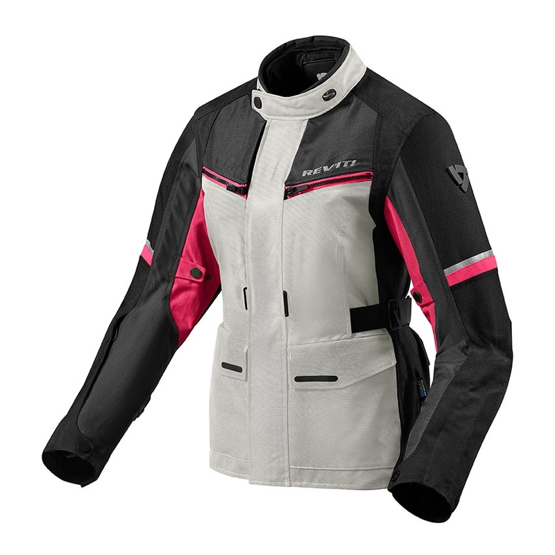 Damska kurtka motocyklowa Revit Outback 3 srebrno-fioletowa wyprzedaż