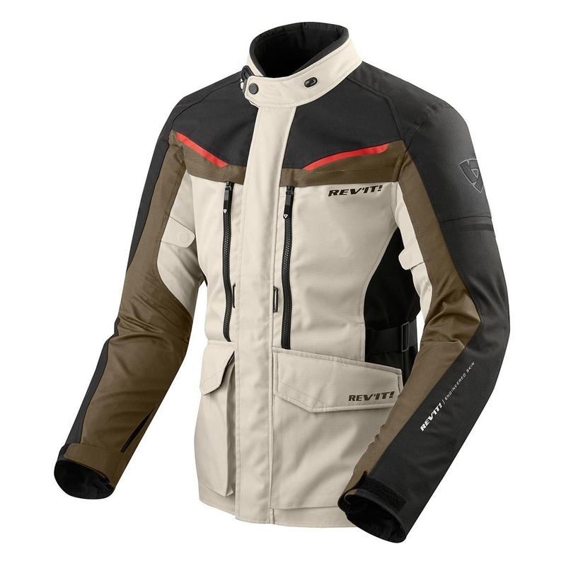 Kurtka motocyklowa Revit Safari 3 czarno-piaskowo brązowa wyprzedaż