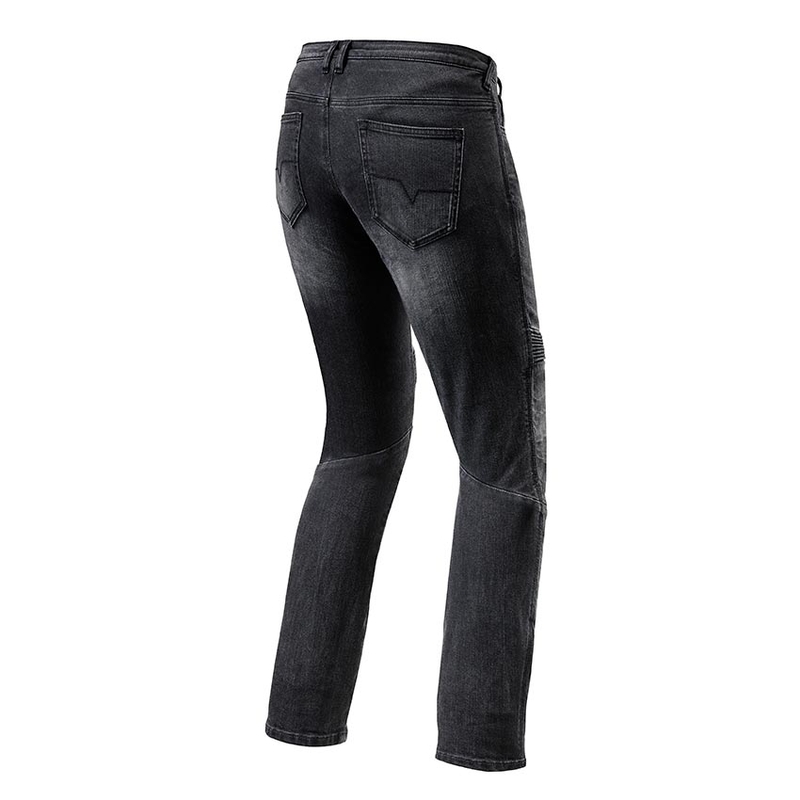 Damskie jeansy motocyklowe Revit Moto TF czarne wyprzedaż