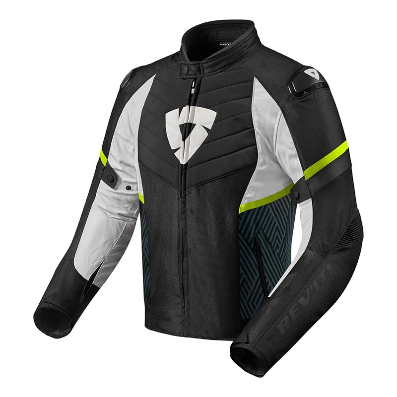 Kurtka motocyklowa Revit Arc H2O czarno-fluo żółta wyprzedaż