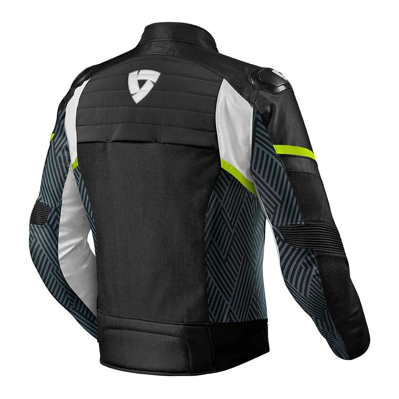 Kurtka motocyklowa Revit Arc H2O czarno-fluo żółta wyprzedaż