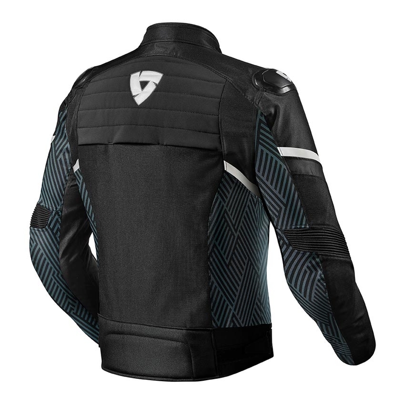 Kurtka motocyklowa Revit Arc H2O czarno-biała wyprzedaż