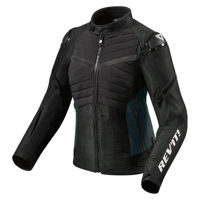 Damska kurtka motocyklowa Revit Arc H2O czarna wyprzedaż