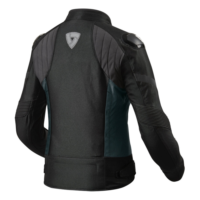 Damska kurtka motocyklowa Revit Arc H2O czarna wyprzedaż