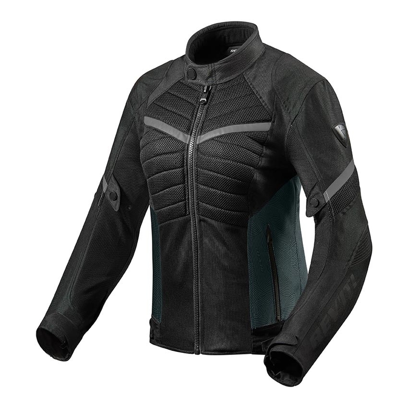 Damska kurtka motocyklowa Revit Arc Air czarno-szara wyprzedaż