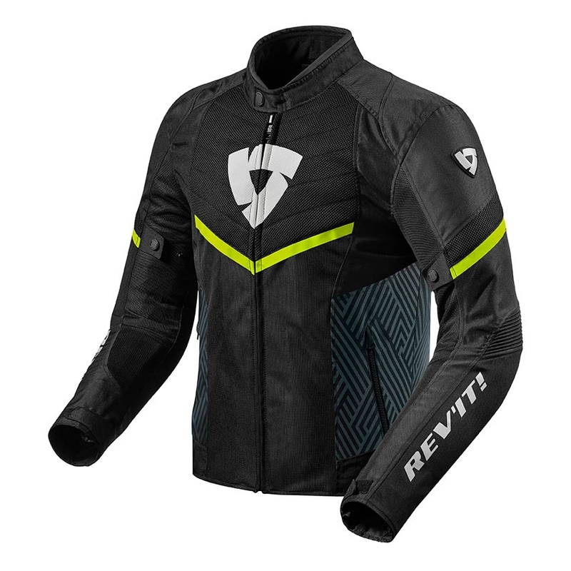 Kurtka motocyklowa Revit Arc Air czarno-fluo żółta wyprzedaż